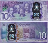 10 Dollars, Canada, 2017, UNC Polymer, Commemorative