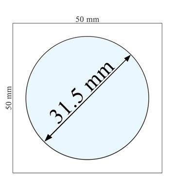 Coin holder, Mingt, 31.5 mm