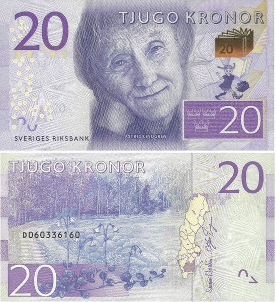 20 Kronen, Schweden, 2015, UNC 004823 фото 20 Kronen, Schweden, 2015, UNC 004823 фото
