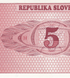 5 Tolarjev (Tolars), Slovenia, 1990, UNC