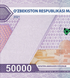 50.000 Sum, Uzbequist&atilde;o, ano 2021, UNC 005042 фото 5