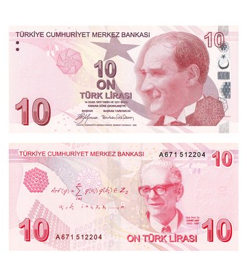 10 Lirasi, Turcja, 2009 ( 2021 ), UNC