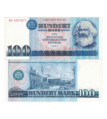 100 Mark, НДР, 1975 рік, UNC 000986 фото