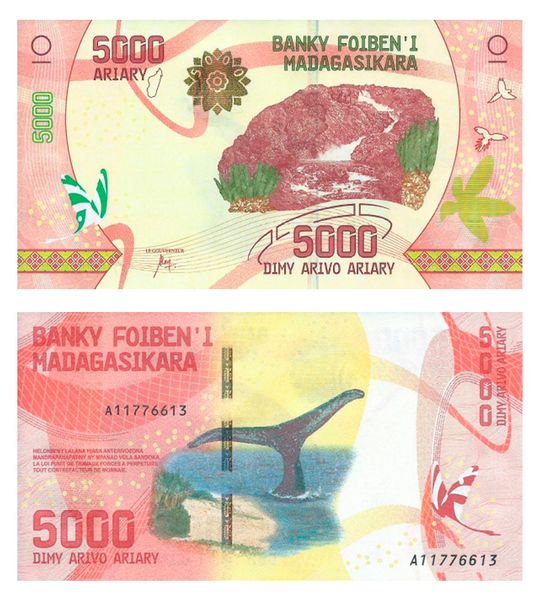 5000 Ariary, Madagascar, 2017, UNC