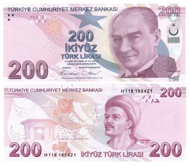 200 Лираси, Турция, 2009 (2022) год, UNC 002862 фото 200 Лираси, Турция, 2009 (2022) год, UNC 002862 фото