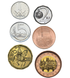 6 монет 1, 2, 5, 10, 20, 50 Korun, Чехія, 2019 - 2020 рік, UNC 005649 фото 1