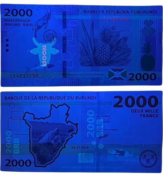 2000 Francs, Бурунді, 2018 рік, UNC 004207 фото 2000 Francs, Бурунді, 2018 рік, UNC 004207 фото
