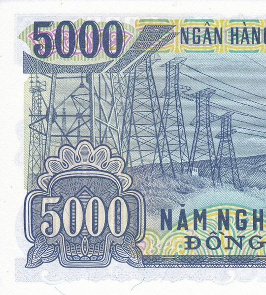 5000 Dong, Vietnam, 1991, UNC 001617 фото 5000 Dong, Vietnam, 1991, UNC 001617 фото