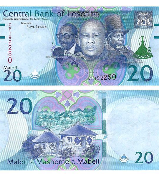 20 Maloti, Lesotho, 2024, UNC