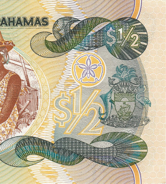 1/2 Dollar, Bahamas, UNC 005103 фото