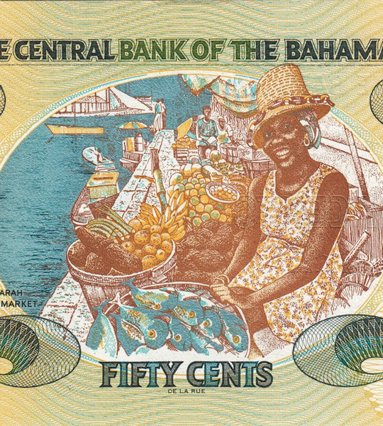 1/2 Dollar, Bahamas, UNC 005103 фото