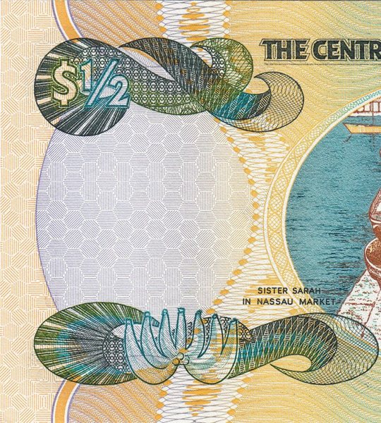 1/2 Dollar, Bahamas, UNC 005103 фото