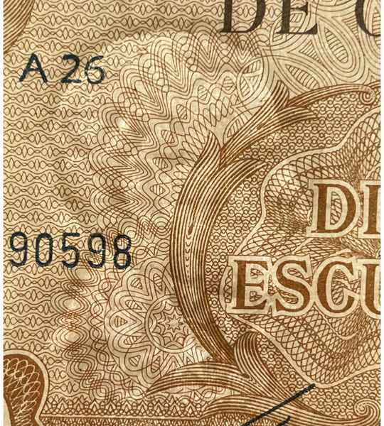 10 Escudos, Chile, 1967 - 1975, UNC 004157 фото 10 Escudos, Chile, 1967 - 1975, UNC 004157 фото