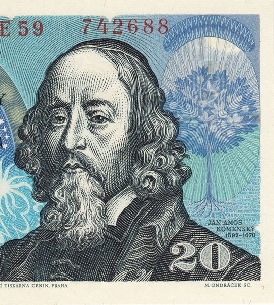 20克朗，捷克斯洛伐克，1988年，UNC 005502 фото