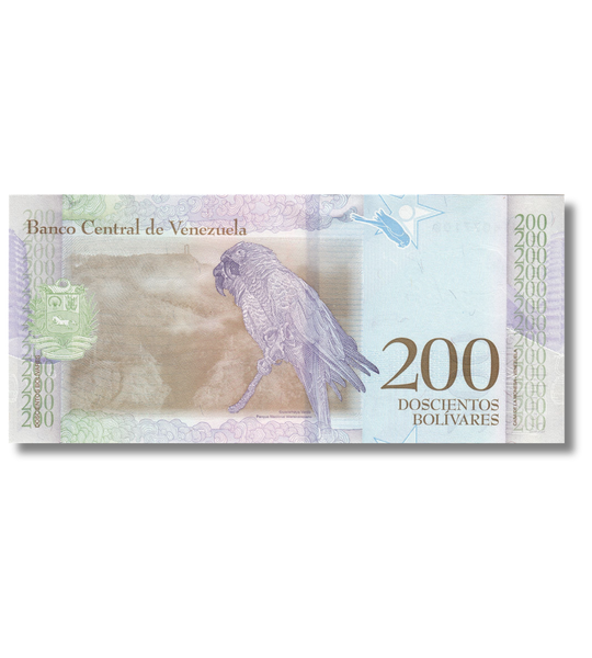 200 Bolivares, Venezuela, 2018, UNC 000449 фото