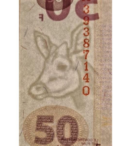 50 Francs, Конго, 2013 рік, UNC 000399 фото 50 Francs, Конго, 2013 рік, UNC 000399 фото