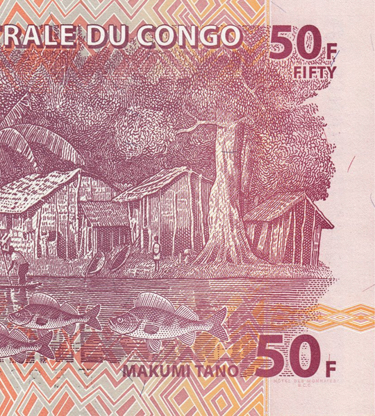 50 Francs, Конго, 2013 рік, UNC 000399 фото 50 Francs, Конго, 2013 рік, UNC 000399 фото