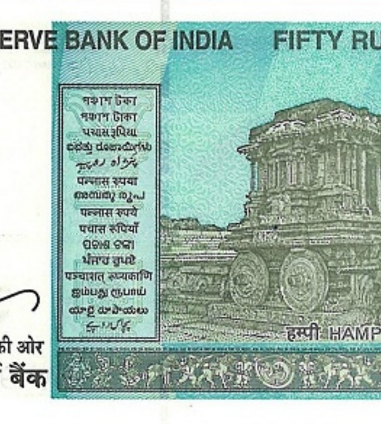50 rupii, Indie, 2025 rok, UNC