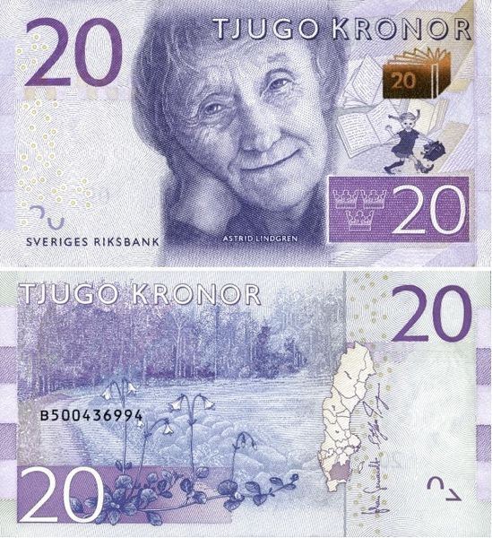 20 Corone, Svezia, 2015, UNC 004437 фото 20 Corone, Svezia, 2015, UNC 004437 фото