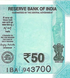 50 rupii, Indie, 2025 rok, UNC