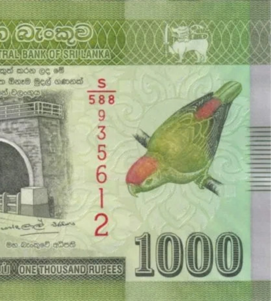 1000 روبية، سريلانكا، عام 2024، UNC 005552 фото