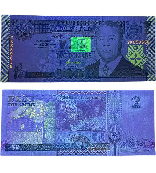 2 доллара, Фиджи, 2000 год, UNC 004438 фото 2 доллара, Фиджи, 2000 год, UNC 004438 фото