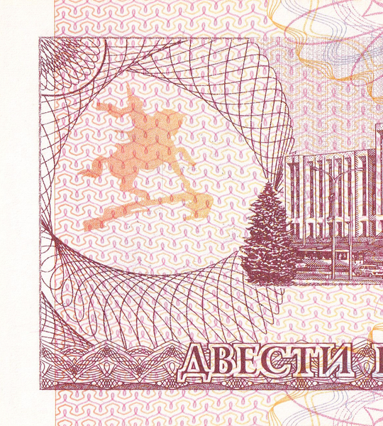 200 Рублей, Приднестровье, 1993 год, UNC 005652 фото