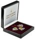 A set of three silver coins ``Schedryk - carol of bells'' in a case