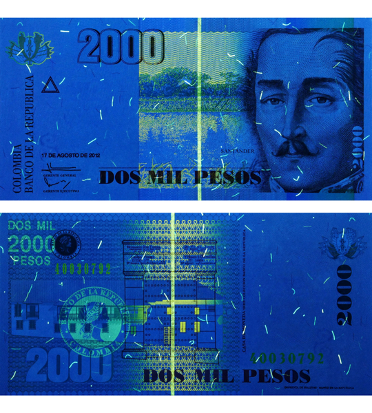2000 Pesos, Колумбія, 2012 рік, UNC 005553 фото