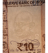 10 rupii (litera R), Indie, 2025 rok, UNC