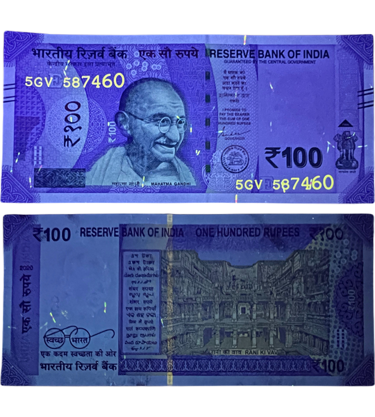 100 rupii (litera N), Indie, 2024 rok, UNC