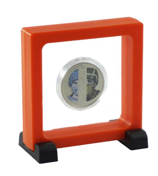Ramka na monety 90x90 w kolorze pomarańczowym