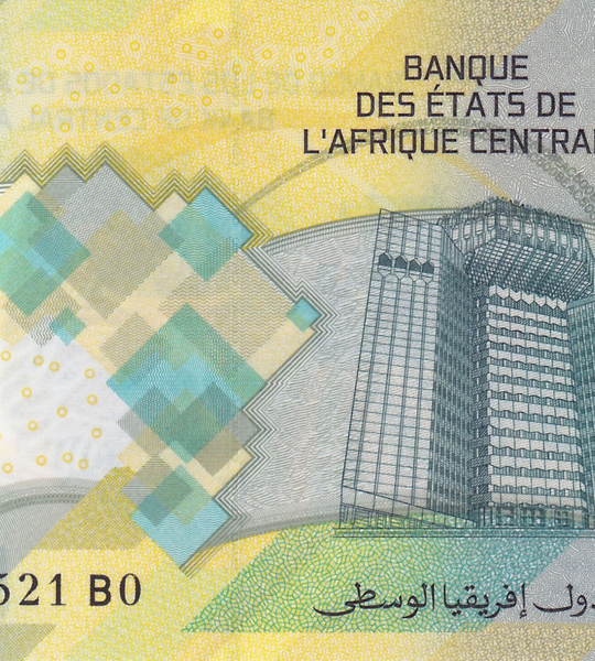 500 franków, Afryka Środkowa, 2020 (2022) rok, UNC
