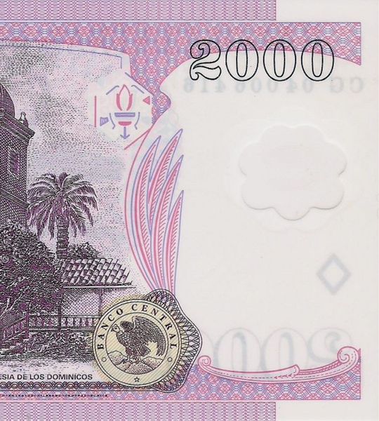 2000 Pesos, Chile, 2004, UNC, Polymer