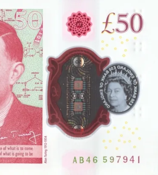 50 Funtów, Anglia, 2020, UNC Polymer