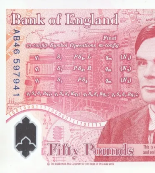50 Funtów, Anglia, 2020, UNC Polymer