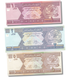 3 Banknoten 1, 2, 5 Afghani, Afghanistan, 2002, UNC 005706 фото 2