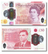 50 Funt&oacute;w, Anglia, 2020, UNC Polymer