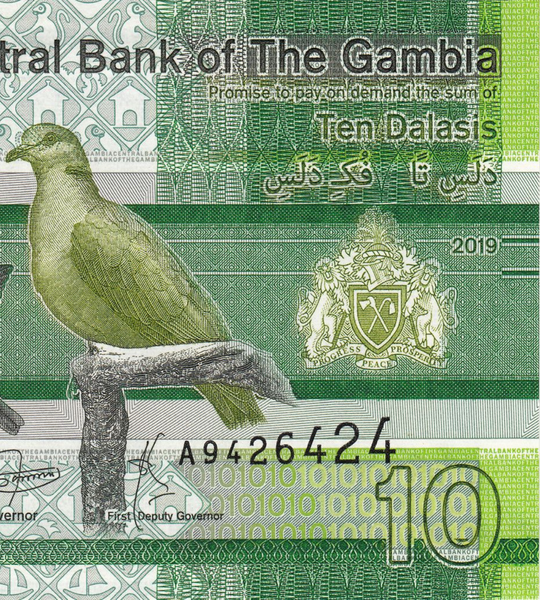 10 dalasi, Gambia, 2019 rok, UNC