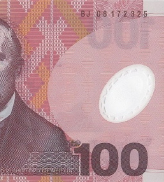100 Dollars, Нова Зеландія, 2006 рік, UNC Polymer 005357 фото