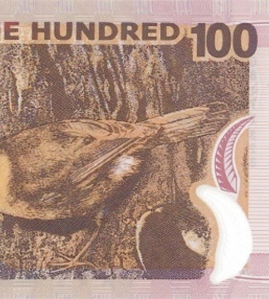 100 Dollars, Нова Зеландія, 2006 рік, UNC Polymer 005357 фото