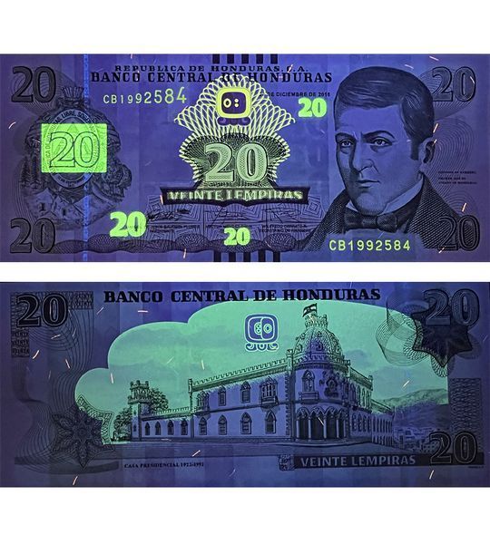 20 Lempiras, Honduras, 2022, UNC