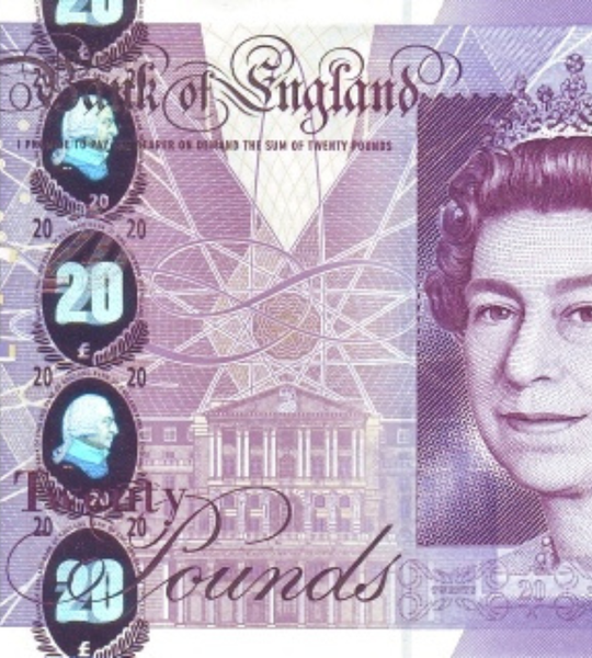 20 Pfund, England, 2006, UNC 004790 фото