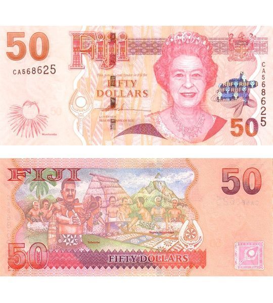 50 Dollars, Фіджі, 2007 рік, UNC 004342 фото 50 Dollars, Фіджі, 2007 рік, UNC 004342 фото