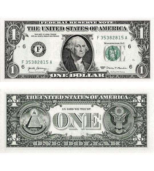 1 Dollar, США, 2017 рік, UNC 003517 фото 1 Dollar, США, 2017 рік, UNC 003517 фото