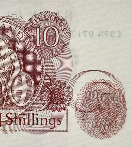 10 Shilling, England, 1962 - 1966, XF / aUNC 004791 фото 10 Shilling, England, 1962 - 1966, XF / aUNC 004791 фото