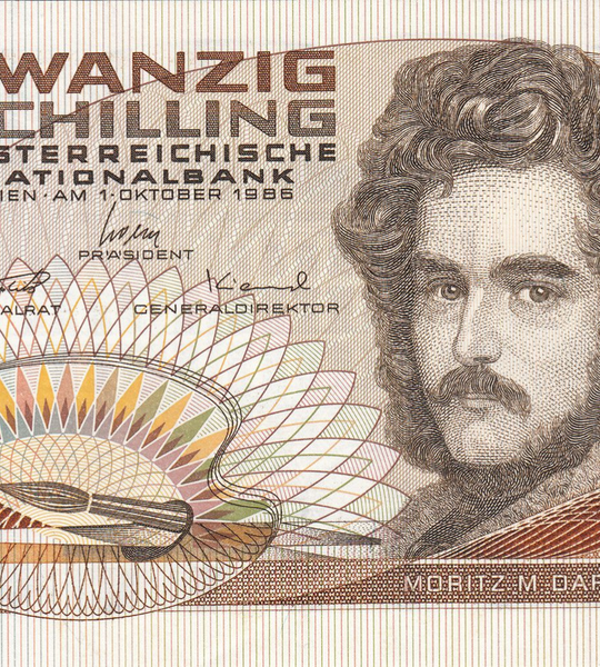 20 Schillings, Austria, 1986, UNC