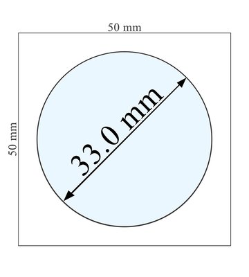 Coin holder, Mingt, 33 mm