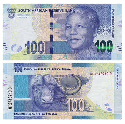 100 Rand, Південно Африканська Республіка, 2015 рік, UNC 002409 фото