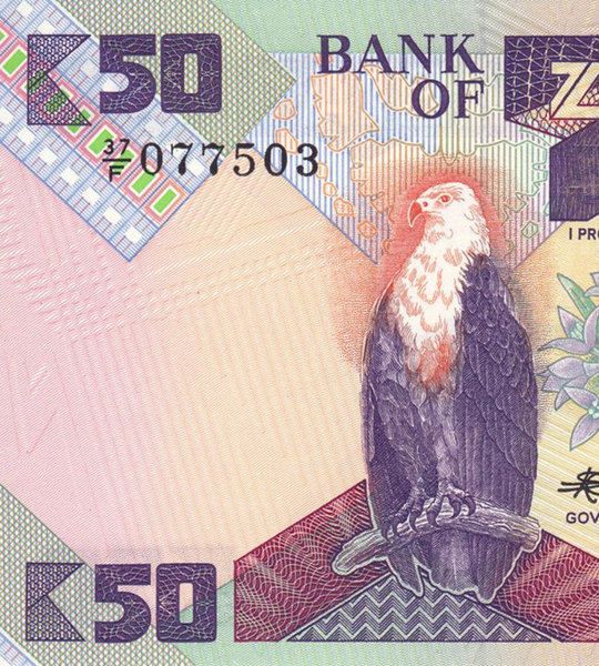 10张50夸查纸币, 赞比亚, 1986-1988年, 全新 001853 фото